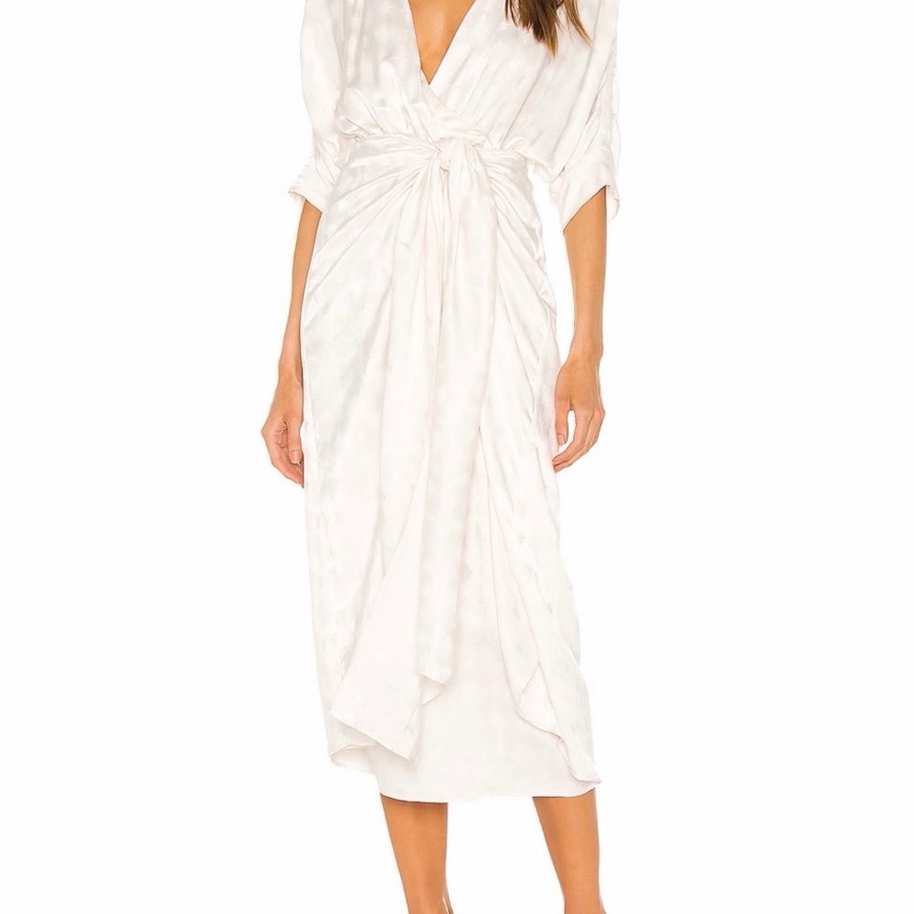 REVOLVE CALLAHAN Sami White Wrap Dress